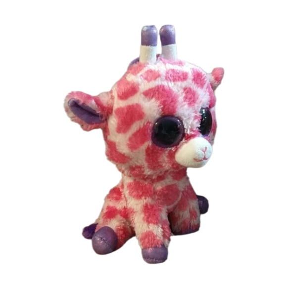 TY Beanie Boo Twigs the Pink Giraffe - Picture 1 of 13